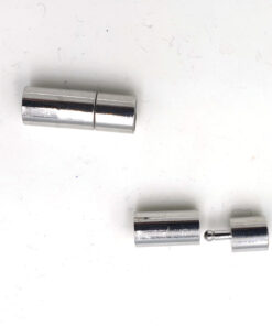 Roestvrij stalen (RVS) magneetslot Ø5mm stainless steel Zilver (RVS)