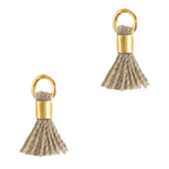 Kwastjes 0.7cm Gold-truffle brown