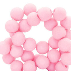 4mm acryl kralen Light pink