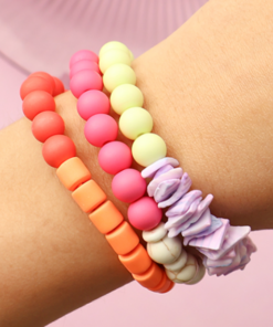 Acryl kralen mat menu fimo