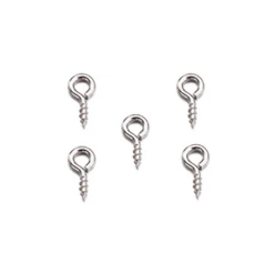 Schroefoogje 8x4 mm zilverkleur
