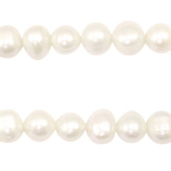 Zoetwaterparels 9mm Natural white