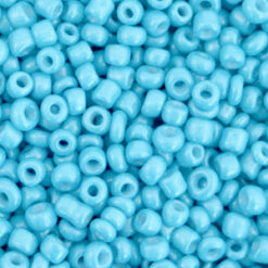 Glaskralen Rocailles 8/0 (3mm) Light blue