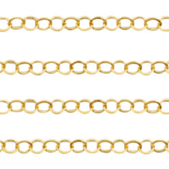 Roestvrij stalen (RVS) Stainless steel onderdelen jasseron ankerketting Goud