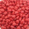 Acryl hartje mat rood 8mm