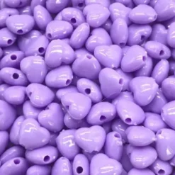 Acryl hartje Lavendel 8mm