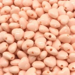 Acryl hartje peach 8mm