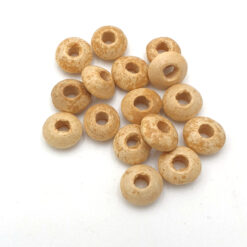 Vintage houten kralen disc 6-7mm