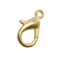 Stainless Steel Karabijn sluiting (12 x 6mm) Goud