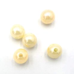 Acryl parels 6mm ivoor