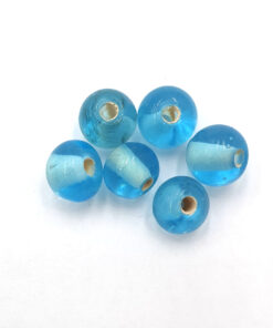 Glaskralen licht turquoise 8mm
