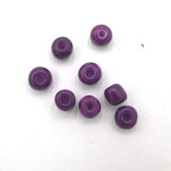 Houten kralen paars 3mm