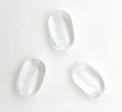 Glaskralen crystal ovaal 9x13mm
