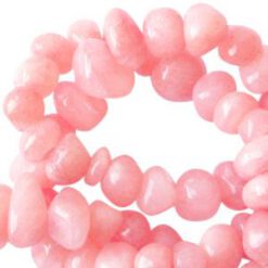 Chips stone kralen Roze