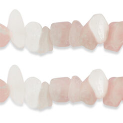Chips stone kralen rozenkwarts Rose quartz