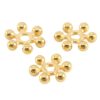 DQ metaal kraal spacer Bali ring 7mm Goud (nikkelvrij)