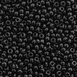 Miyuki rocailles 11/0 Opaque black 11-401