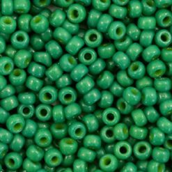 Miyuki rocailles 8/0 Duracoat opaque spruce green 8-4477