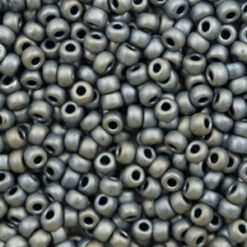 Miyuki rocailles 8/0 Metallic matte silver grey 8-2002