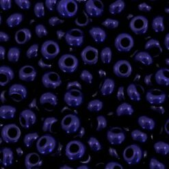 Preciosa rocailles 6/0-33070 Natural opaque-marine blue
