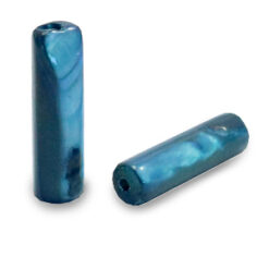Schelp kralen tube Evening blue
