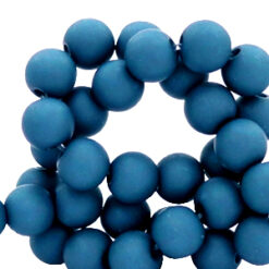 8mm acryl kralen matt Prussian blue