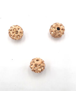 Shamballa kralen rose goud 8mm