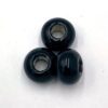 Keramieken kralen Zwart disc 8x15mm