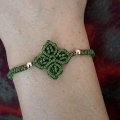 Micro macrame armband