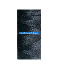 Braziliaans polyester waxkoord Heel donkerblauw 0.5mm