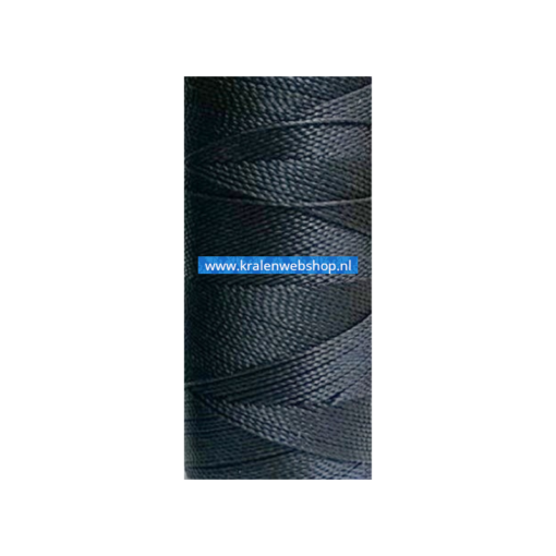 Braziliaans polyester waxkoord Heel donkerblauw 0.5mm