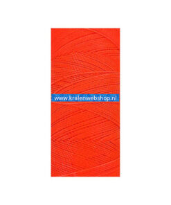 Braziliaans polyester waxkoord 1mm neon orange
