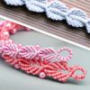Micro macrame oorbellen menu