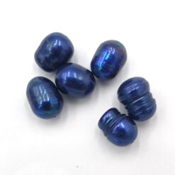Zoetwaterparels rice royal blue