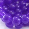 Glaskralen paars opaal 12mm