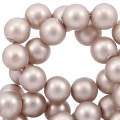 DQ Glasparels 6mm Champagne mat