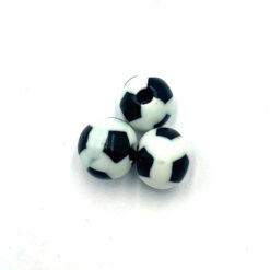 Acryl kralen voetbal 8mm