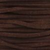 Faux suede 3mm donkerbruin