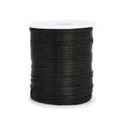 Satijn draad 1.5mm Black