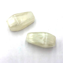 Acryl Kralen rondell 28x12mm melkwit