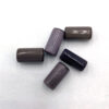 Glaskralen tube Aubergine grey 5x10mm (5st)