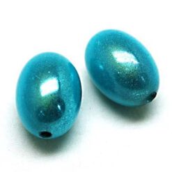 Miracle 3D kralen Aqua 14x19mm