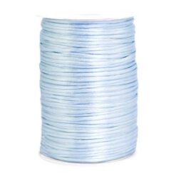 Satijn draad 1.5mm licht blauw