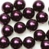 DQ Glasparels 6mm aubergine