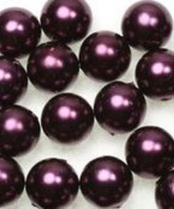 DQ Glasparels 6mm aubergine