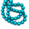 DQ Glasparels 8mm turquoise mat