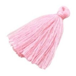 Kwastje 25mm roze