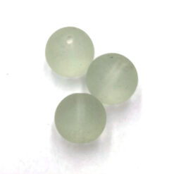 Glaskralen 12mm crystal mat