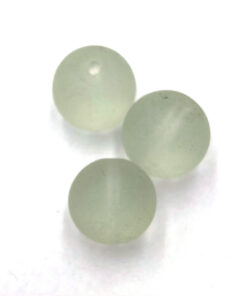 Glaskralen 12mm crystal mat