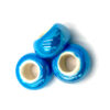 Keramiek kralen turquoise blauw met glans disc 14x8mm